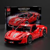  Mô Hình Nhựa 3D Lắp Ráp TGL Siêu Xe Đua Ferrari 488 Pista 1:8 (3558 mảnh, Super Racing Car) T5005 – LG0038 
