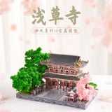  Mô Hình Kim Loại 3D Lắp Ráp Iron Star Chùa Sensoji Nhật Bản (205 mảnh, Sensoji Temple) - MP1073 