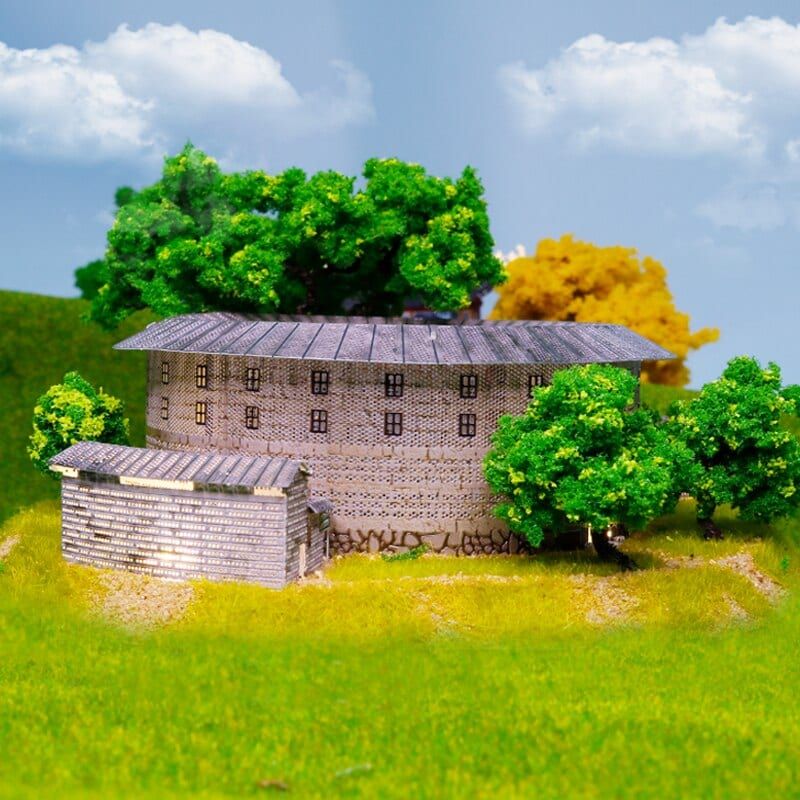 Mô Hình Kim Loại Lắp Ráp 3D Metal Works Chấn Thành Lâu Zhencheng Build   ArtPuzzlevn