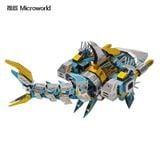  Mô Hình Kim Loại Lắp Ráp 3D Microworld Cá Mập Hổ (123 mảnh, The Deep Sea Tiger Shark) D012 – MP974 