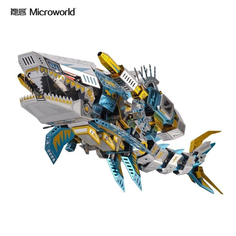  Mô Hình Kim Loại Lắp Ráp 3D Microworld Cá Mập Hổ The Deep Sea Tiger Shark – MP974 