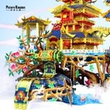  Mô Hình Kim Loại Lắp Ráp 3D Picture Kingdom Nam Cực Tiên Cư (142 mảnh, The Longevity Building) PJ-226 – MP972 