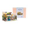  Mô Hình Gỗ 3D Lắp Ráp ROBOTIME DIY Dollhouse Nhà Tí Hon (195, mảnh Teddy The Encounter Cafe) TD02W – WP102 