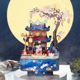  Mô Hình Gỗ 3D Lắp Ráp ROBOTIME Rolife Hộp Nhạc Tuý Hoa Đăng (275 mảnh, Drunk Lantern) AMU01 - WP198 