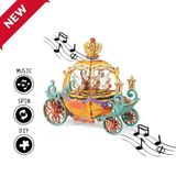  Mô Hình Gỗ 3D Lắp Ráp ROBOTIME Hộp Nhạc Xe Bí Ngô DIY Pumpkin Carriage Music Box AM41 – WP005 