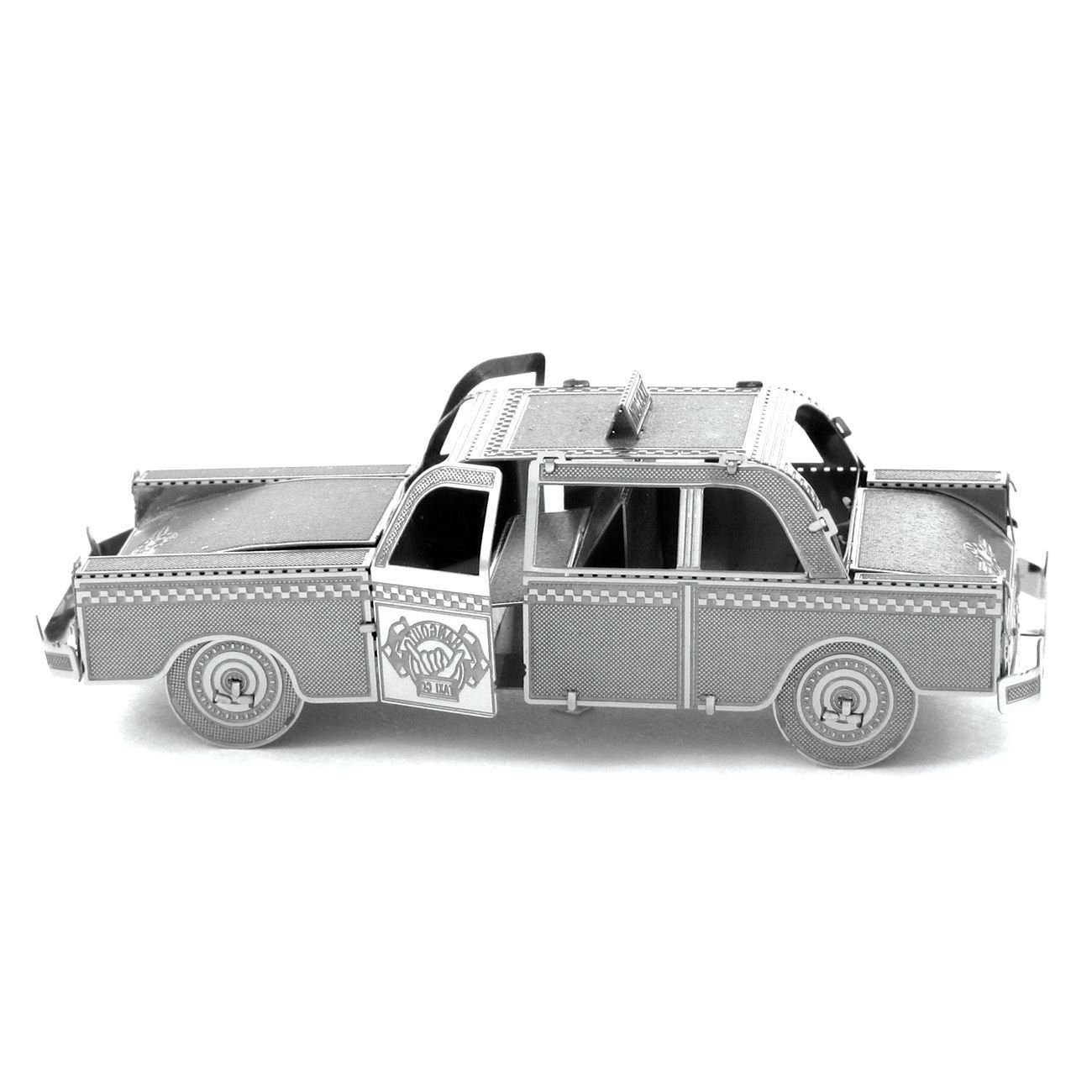  Mô Hình Kim Loại 3D Lắp Ráp Metal Head Xe Taxi New York (20 mảnh, Checker Cab) - MP1269 
