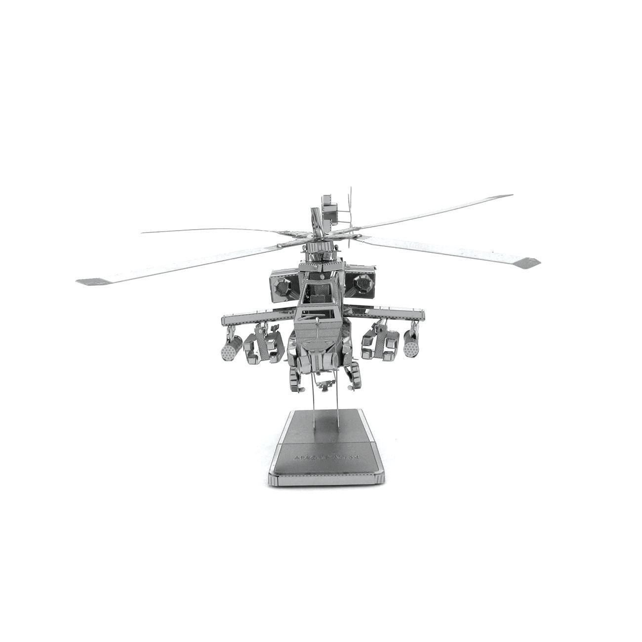  Mô Hình Kim Loại Lắp Ráp 3D Metal Mosaic Trực Thăng AH-64 Apache – MP034 