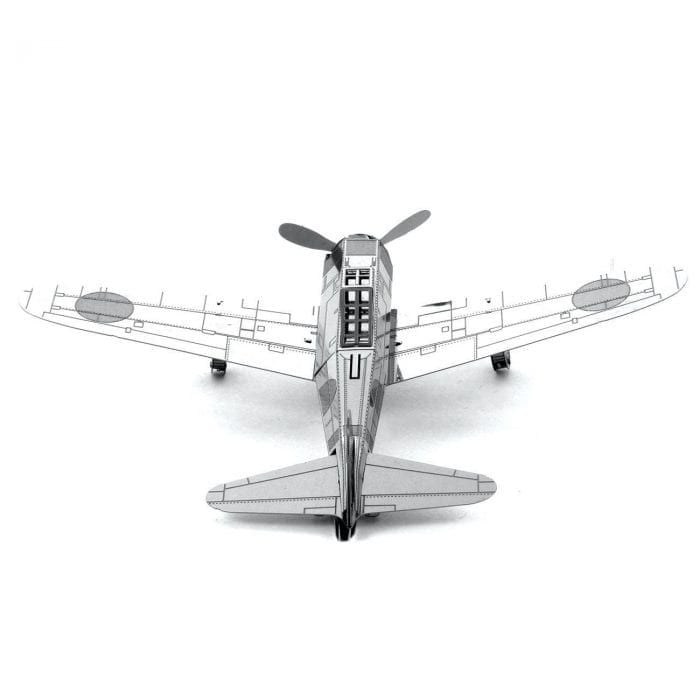  Mô Hình Kim Loại Lắp Ráp 3D Metal Mosaic Mitsubishi Zero (15 mảnh) – MP959 
