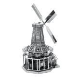  Mô Hình Kim Loại Lắp Ráp 3D Metal Mosaic Cối Xay Gió (20 mảnh, Windmill) – MP960 