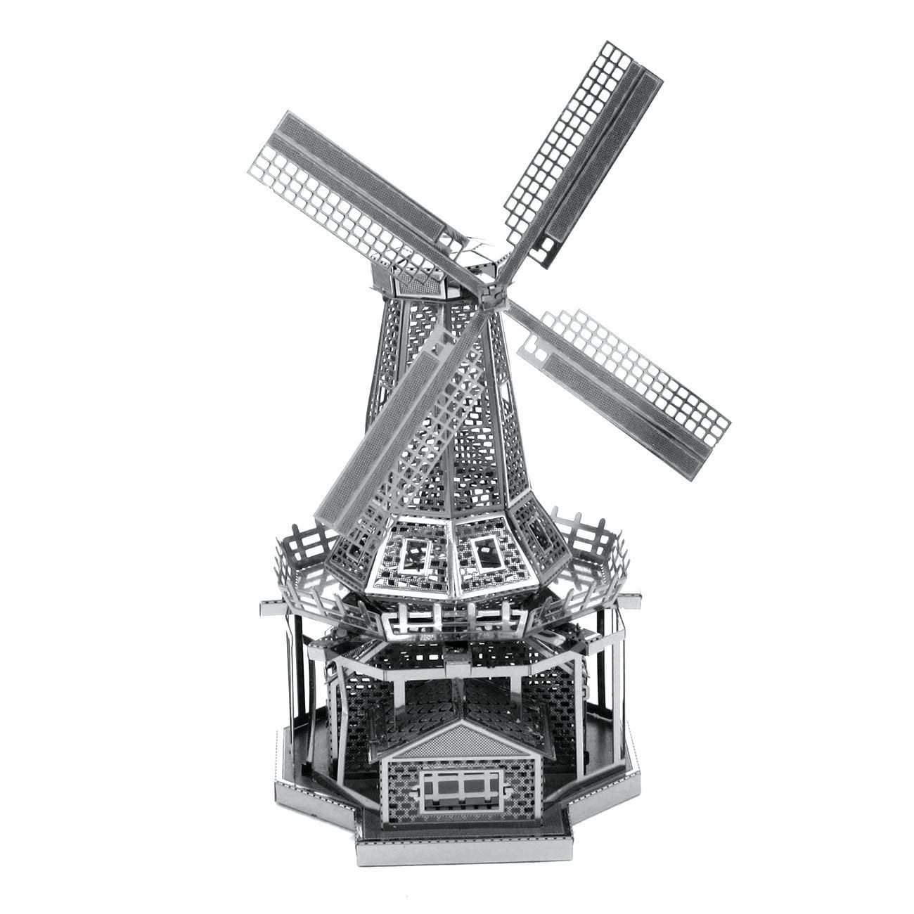  Mô Hình Kim Loại Lắp Ráp 3D Metal Mosaic Cối Xay Gió (20 mảnh, Windmill) – MP960 