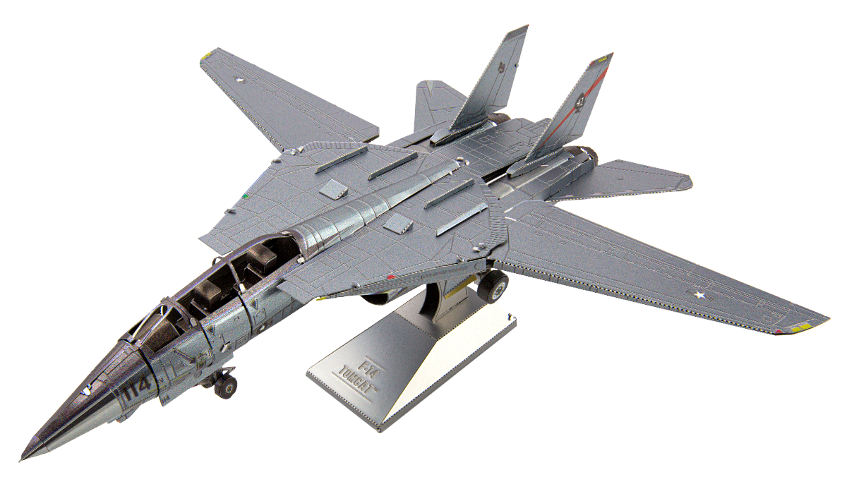  Mô Hình Kim Loại 3D Lắp Ráp Metal Head Máy Bay Siêu Thanh (76 mảnh, Grumman F-14 Tomcat) 3D-S092-C - MP1144 