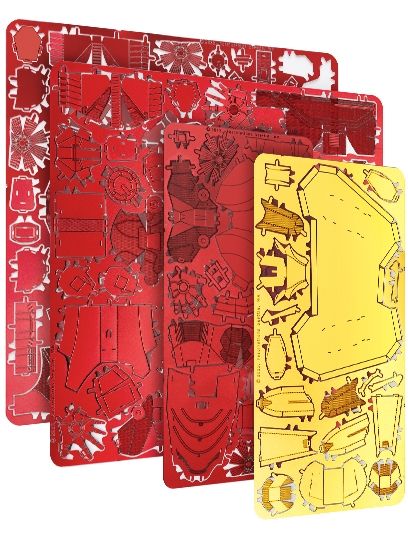  Mô Hình Kim Loại 3D Lắp Ráp Metal Head Marvel Áo Giáp Iron Man Mark IV (105 mảnh, nhiều màu) 3DJS091-RGS - MP1239 