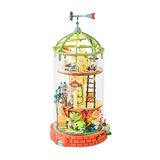  Mô Hình Gỗ 3D Lắp Ráp ROBOTIME Rolife DIY Dollhouse Nhà Tí Hon Căn Gác Xép (Domed Loft) DS001 - WP213 