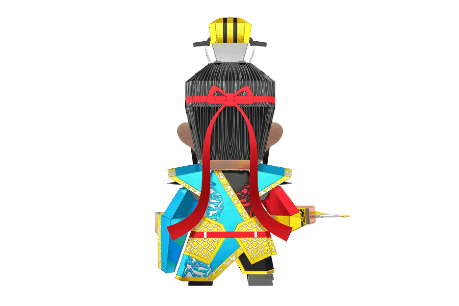  Mô Hình Kim Loại Lắp Ráp 3D Piececool Chu Lang (32 mảnh, Zhou Yu) Q008 – MP545 