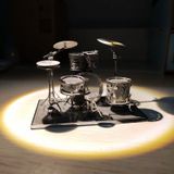  Mô Hình Kim Loại Lắp Ráp 3D Metal Mosaic Bộ Trống (35 mảnh, Drum Set) – MP707 
