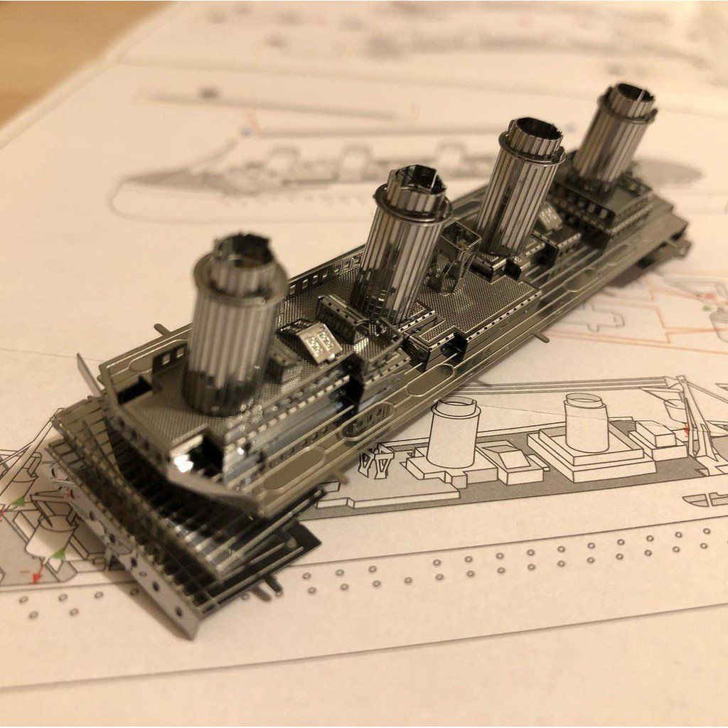  Mô Hình Kim Loại Lắp Ráp 3D Metal Mosaic Tàu Titanic – MP715 
