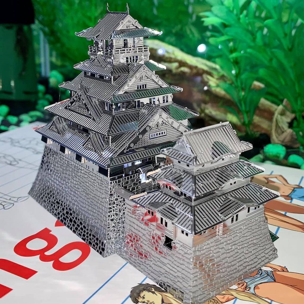  Mô Hình Kim Loại Lắp Ráp 3D Metal Head Lâu Đài (99 mảnh, Osaka) – MP1021 