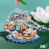  Mô Hình Kim Loại 3D Lắp Ráp MU Mùa Xuân Hoa Đào Nở (Peach Blossom Fairyland) YM-N111 - MP1157 