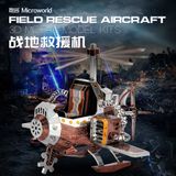  Mô Hình Kim Loại Lắp Ráp 3D Microworld Máy Bay Cứu Hộ Dã Chiến (151 mảnh, Field Rescure Helicopter) F010 - MP837 