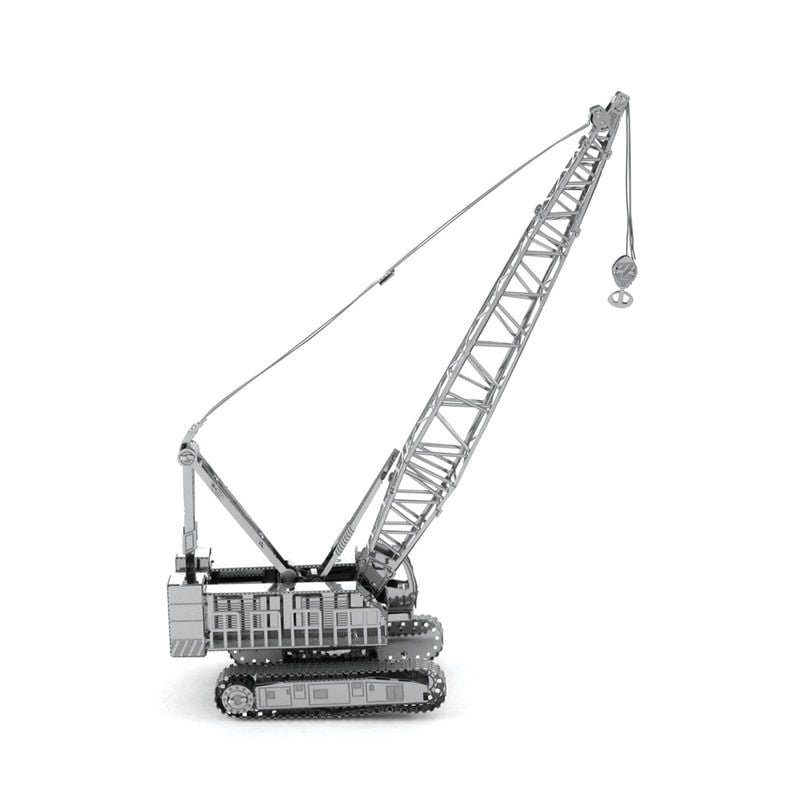  Mô Hình Kim Loại 3D Lắp Ráp Metal Head Xe Cần Cẩu Xích (48 mảnh, Crawler Crane) - MP1270 