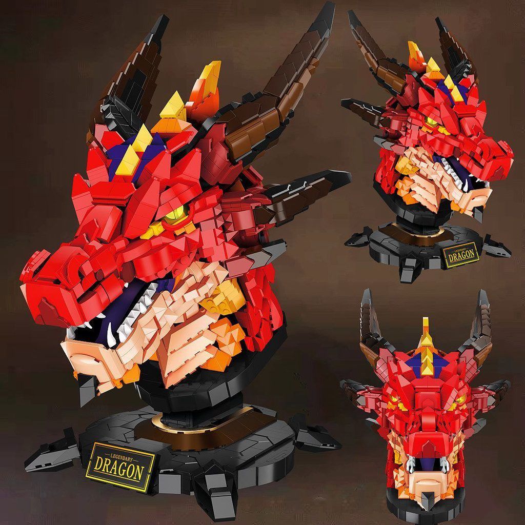  Mô Hình Nhựa 3D Lắp Ráp OEM Rồng huyền thoại (2713 mảnh, Legendary Dragon) LN1008 - LG0151 