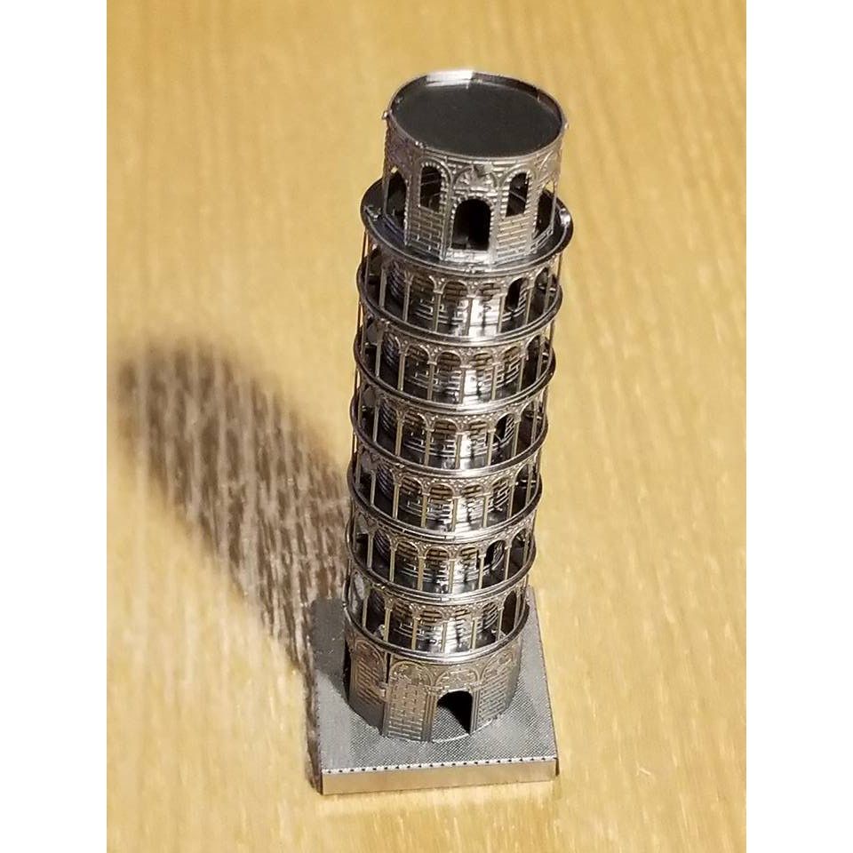  Mô Hình Kim Loại Lắp Ráp 3D Metal Mosaic Tháp Nghiêng Pisa (35 mảnh) – MP693 