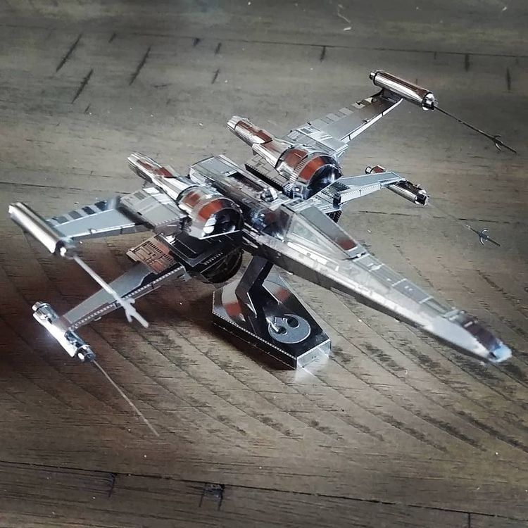  Mô Hình Kim Loại Lắp Ráp 3D Metal Mosaic Star Wars X-Wing Star Fighter (40 mảnh) – MP704 
