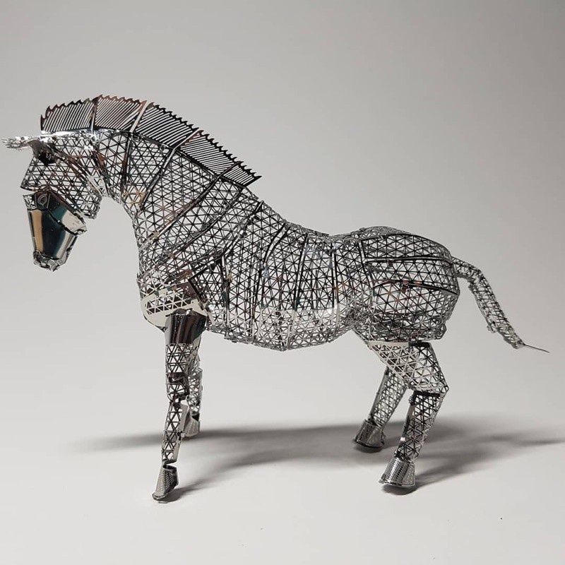  Mô Hình Kim Loại Lắp Ráp 3D Metal Mosaic Con Ngựa Horse – MP653 