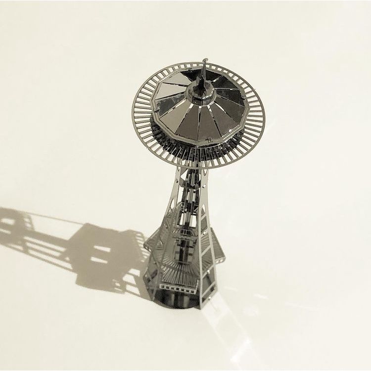  Mô Hình Kim Loại Lắp Ráp 3D Metal Mosaic Toà Tháp Space Needle (25 mảnh) – MP1012 