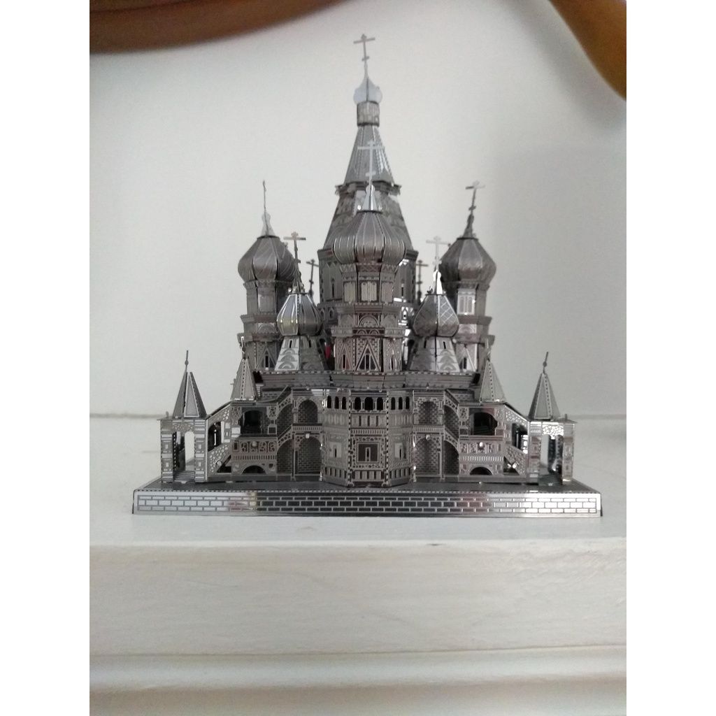  Mô Hình Kim Loại Lắp Ráp 3D Metal Mosaic Nhà Thờ Chính Tòa Saint Basil (96 mảnh) – MP641 