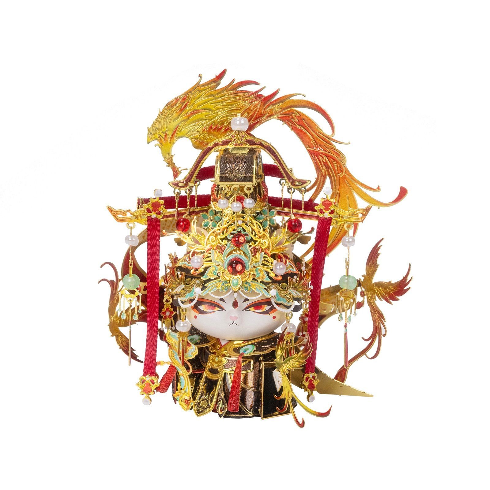  Mô Hình Kim Loại Lắp Ráp 3D MU Mèo Mị Nguyệt (112 mảnh, Miyue Kitty) YM-N146-R – MP1283 