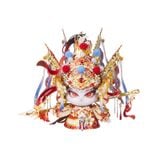  Mô Hình Kim Loại Lắp Ráp 3D MU Mèo Hoa Mộc Lan (107 mảnh, Mulan Kitty) YM-N146-T – MP1282 