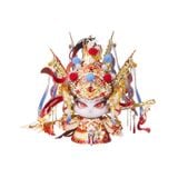  Mô Hình Kim Loại Lắp Ráp 3D MU Mèo Hoa Mộc Lan (107 mảnh, Mulan Kitty) YM-N146-T – MP1282 