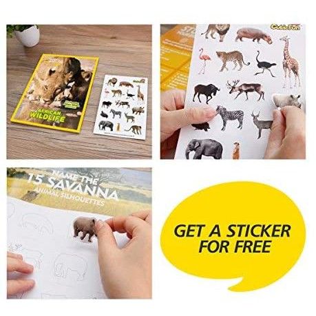  Mô Hình Giấy 3D Lắp Ráp CubicFun Động Vật Hoang Dã Châu Phi (69 mảnh, National Geographic African Wildlife) DS0972h - PP052 