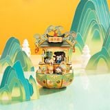  Mô Hình Gỗ 3D Lắp Ráp ROBOTIME Rolife Hộp Nhạc Tiệm Mì Tây Thi (275 mảnh, Xizi Noodles) AMU02 - WP199 