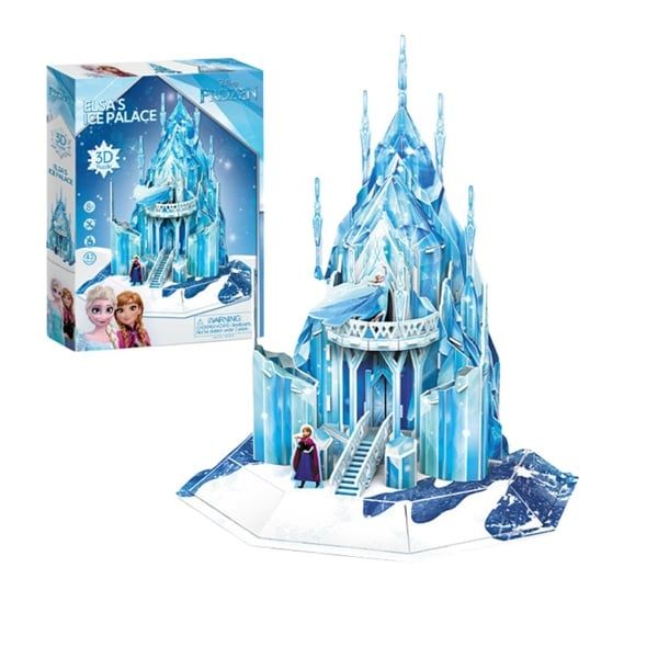  Mô Hình Giấy 3D Lắp Ráp CubicFun Disney Lâu Đài Băng Giá Của Elsa (42 mảnh, Elsa's Ice Palace) DS1123h - PP084 