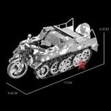 Mô Hình Kim Loại Lắp Ráp 3D Metal Works Xe SD.KFZ.2 (35 mảnh, Klleines Kettenkraftrad) I22216 – MP457 