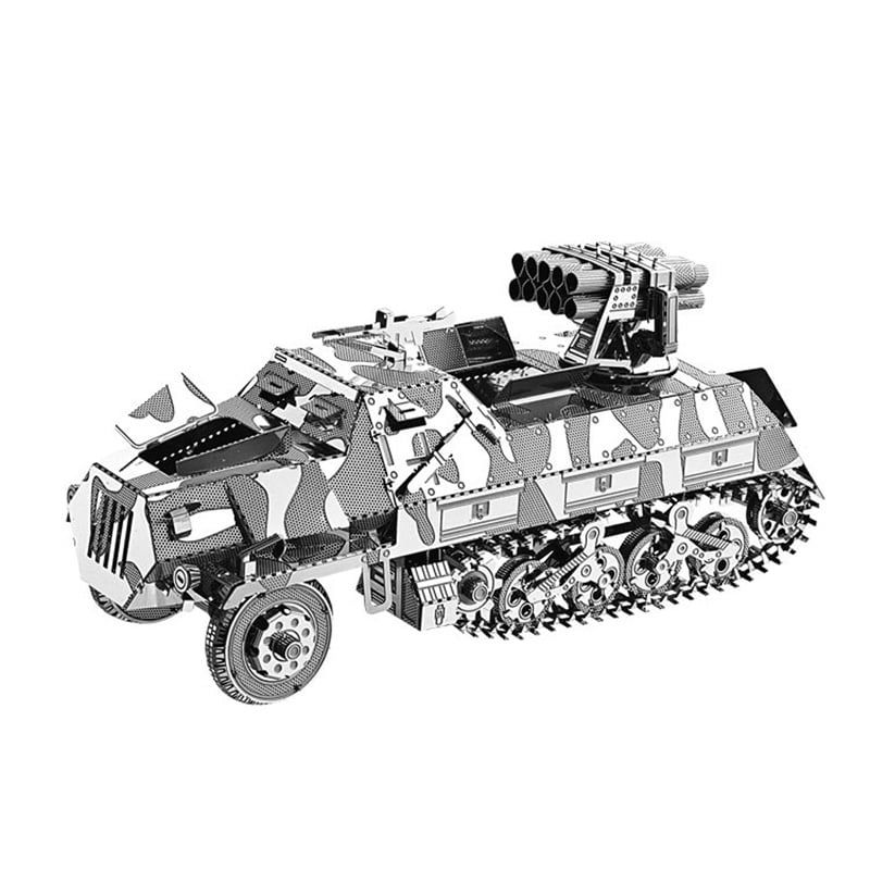  Mô Hình Kim Loại Lắp Ráp 3D Metal Works Xe Phóng Tên Lửa (35 mảnh, Half Track Rocket Launcher) – MP459 