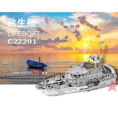  Mô Hình Kim Loại Lắp Ráp 3D Metal Works Tàu Cứu Hộ Life Boat – MP262 