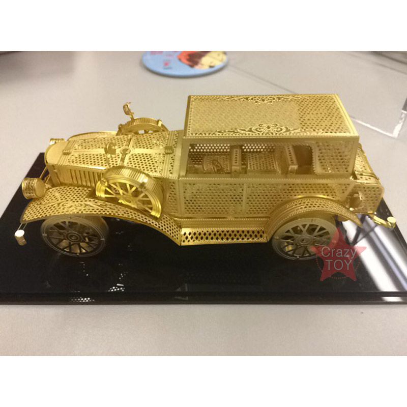  Mô Hình Kim Loại Lắp Ráp 3D Piececool Xe Hơi Cổ Điển (66 mảnh, Classic Car) P042-G – MP121 
