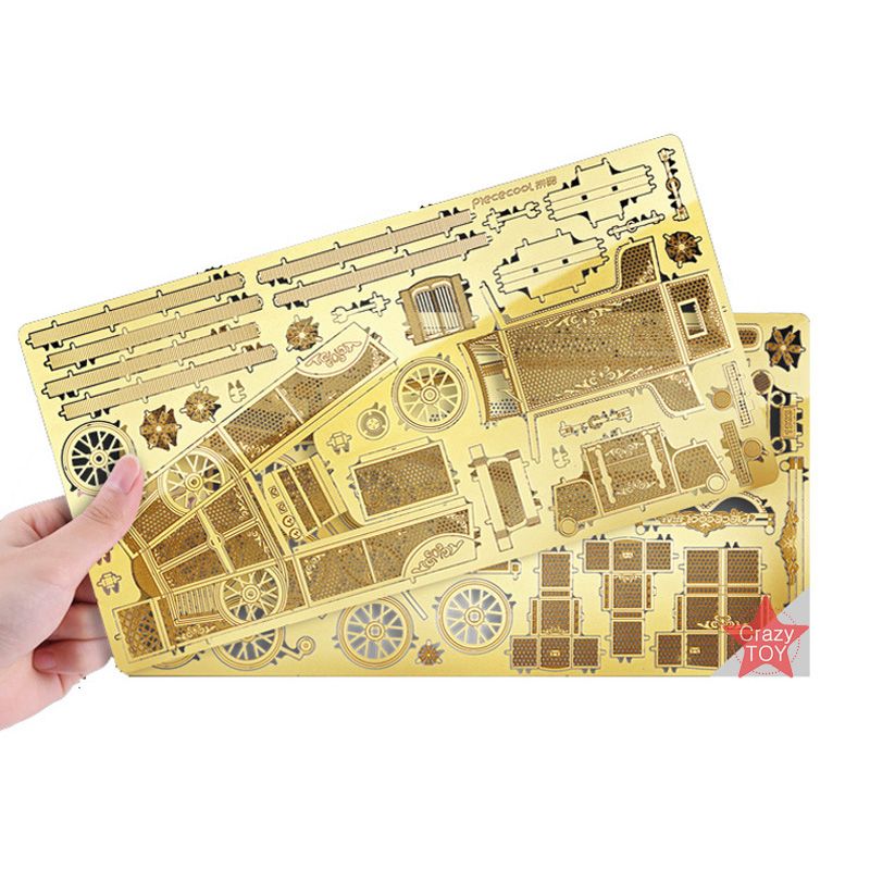  Mô Hình Kim Loại Lắp Ráp 3D Piececool Xe Hơi Cổ Điển (66 mảnh, Classic Car) P042-G – MP121 