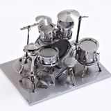  Mô Hình Kim Loại Lắp Ráp 3D Piececool Bộ Trống (126 mảnh, Drum Kit) P032-S – MP321 
