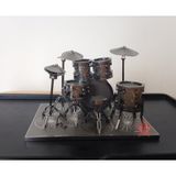  Mô Hình Kim Loại Lắp Ráp 3D Piececool Bộ Trống (126 mảnh, Drum Kit) P032-S – MP321 