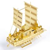  Mô Hình Kim Loại Lắp Ráp 3D Piececool Ốc Thuyền (73 mảnh, Panokseon) P021-S – MP439 