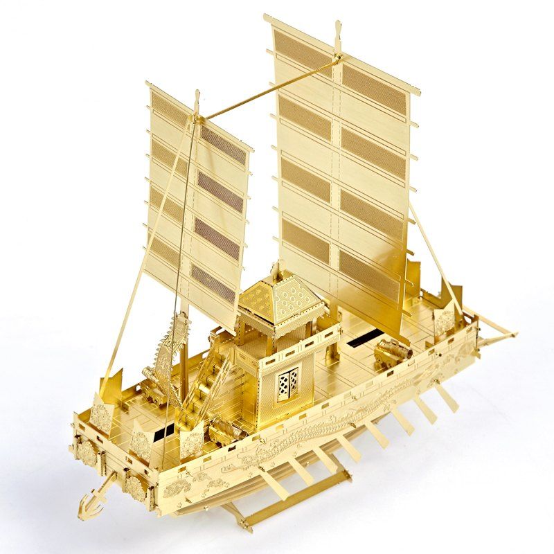  Mô Hình Kim Loại Lắp Ráp 3D Piececool Ốc Thuyền (73 mảnh, Panokseon) P021-S – MP439 