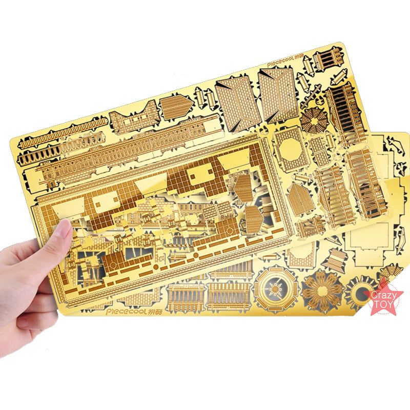  Mô Hình Kim Loại Lắp Ráp 3D Piececool Tòa Nhà Quốc Hội Mỹ (79 mảnh, US Capitol) P015-G – MP091 
