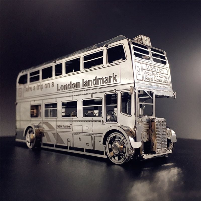  Mô Hình Kim Loại Lắp Ráp 3D Metal Works London Bus Xe Buýt Luân Đôn (35 mảnh) I22207 – MP452 