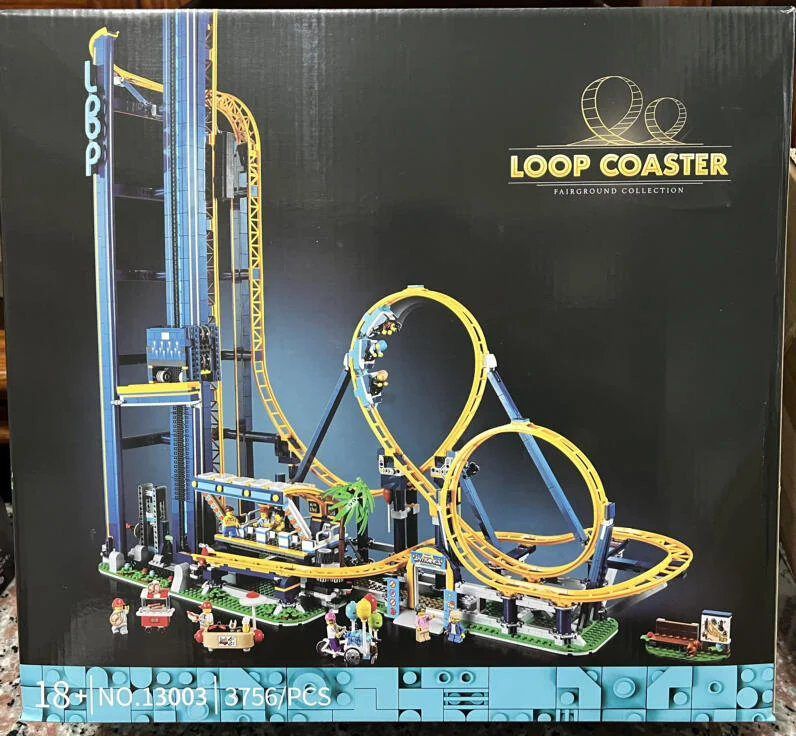  Mô Hình Nhựa 3D Lắp Ráp OEM Tàu Lượn Siêu Tốc Loop Coaster 13003 (3756 mảnh, Lego 10303) - LG0139 