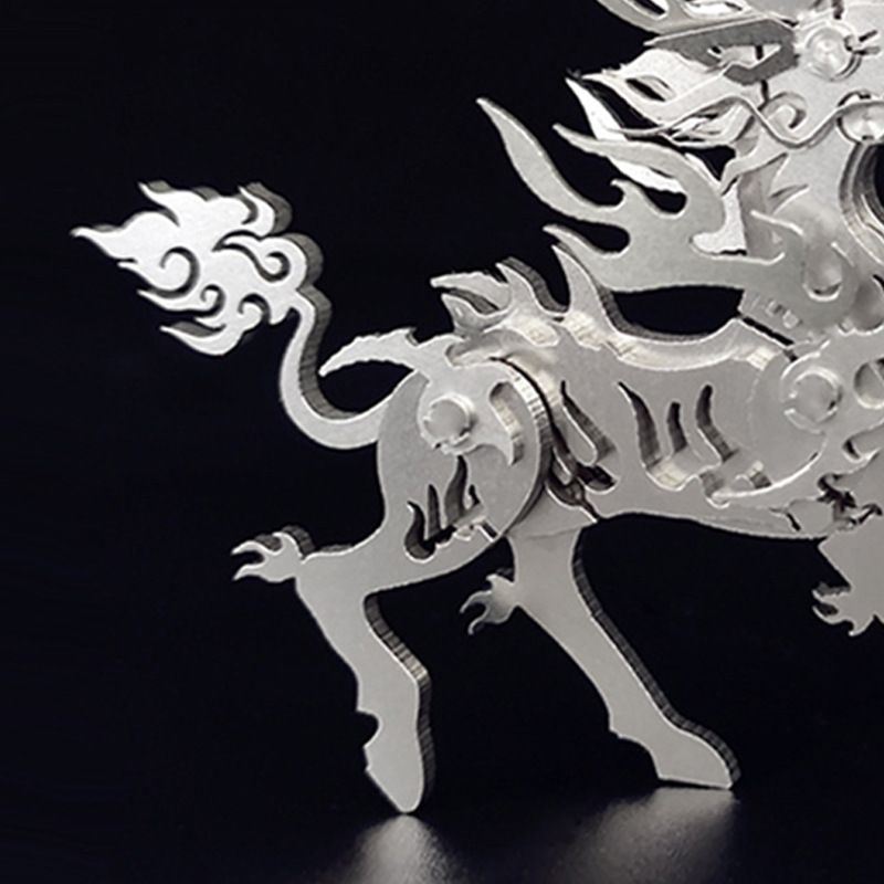  Mô Hình Kim Loại Lắp Ráp 3D Steel Warcraft Hỏa Kỳ Lân (20 mảnh, Fire Unicorn) - SW041 