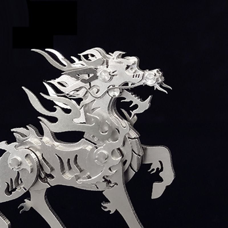  Mô Hình Kim Loại Lắp Ráp 3D Steel Warcraft Hỏa Kỳ Lân (20 mảnh, Fire Unicorn) - SW041 